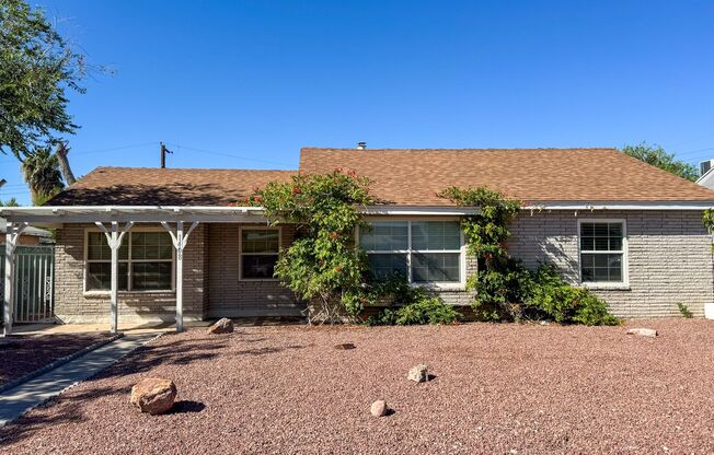 3-Bed, 2-Bath Single Story Home with Big Yard and Extra Storage