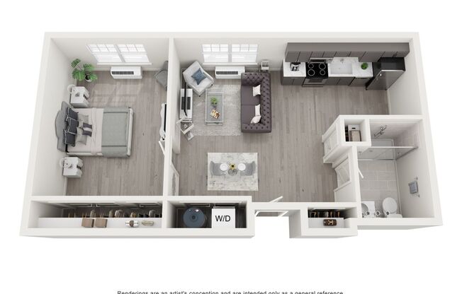 1 bed, 1 bath, 746 sqft, $2,350, Unit 415