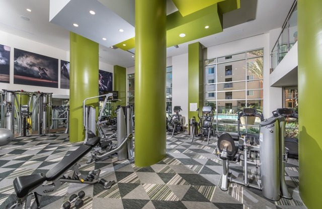 Fitness Center with Spin Bikes