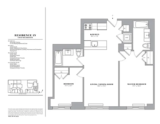 Studio, 1 bath, $4,350, Unit 1N-CATON