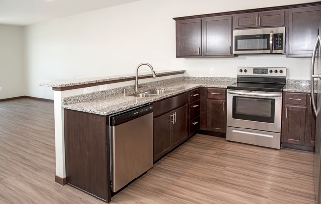 Modular Kitchen at Lake Jonathan Flats, Minnesota