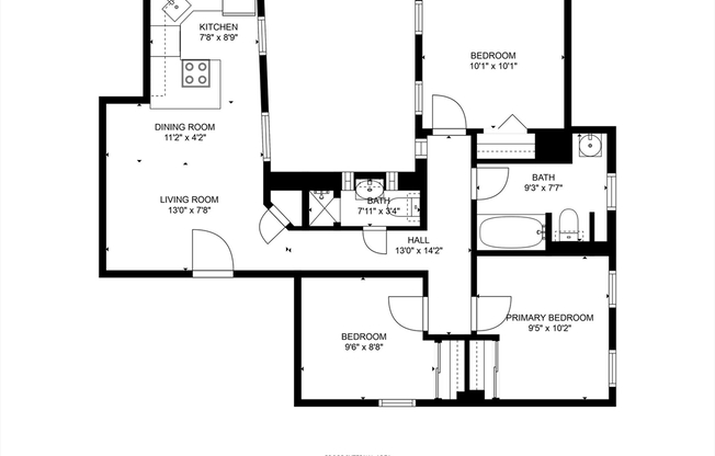 3 beds, 2 baths, 850 sqft, $4,795, Unit 21