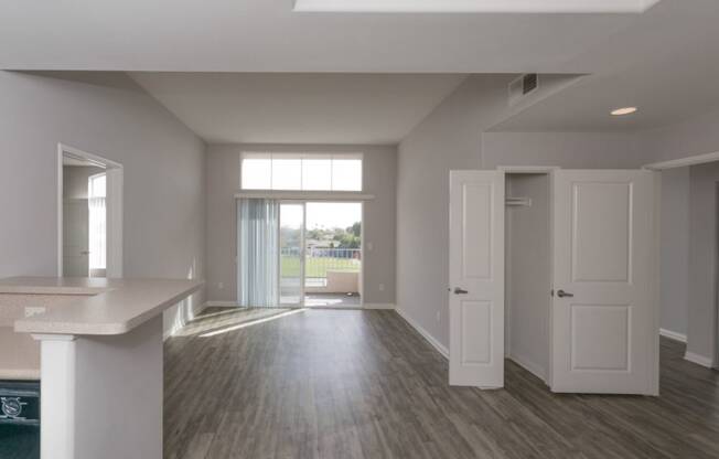 Spacious Living Room With Private Balcony at 7393 West Manchester Avenue, Los Angeles, CA, 90045