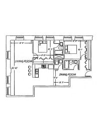 2 beds, 2 baths, 1,086 sqft, $1,959