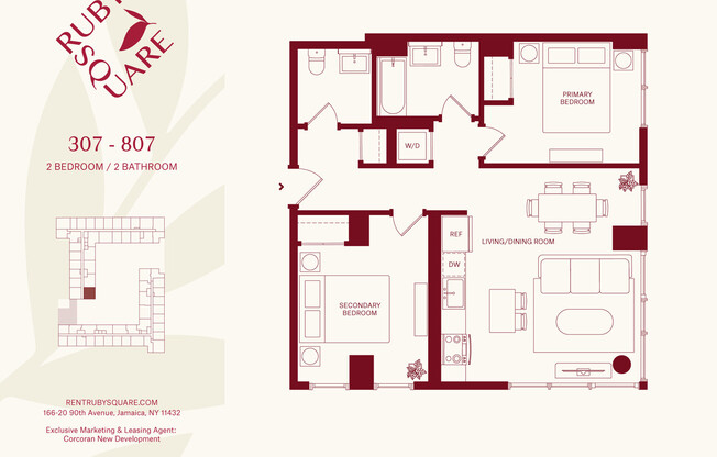2 beds, 1 bath, $3,410, Unit 707