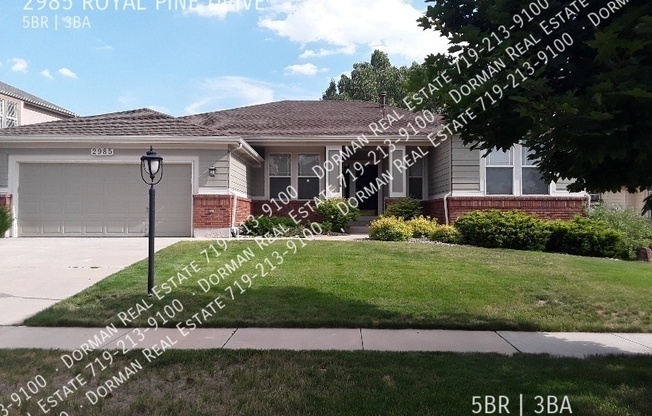 5 beds, 3 baths, 3,050 sqft, $2,695