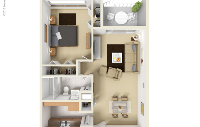 1 bed, 1 bath, 750 sqft, $1,455