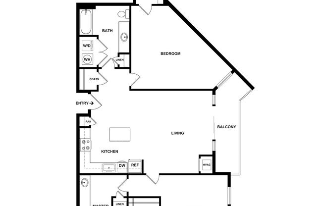 2 beds, 2 baths, 1,293 sqft, $3,495, Unit C-320