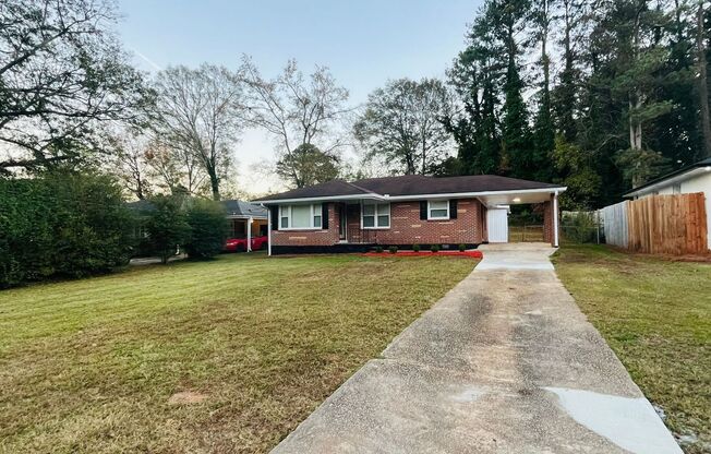 Charming Mid-Century 2BR/2BA Brick Home in Decatur !!