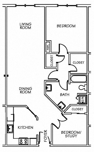 1 bed, 1 bath, 1,059 sqft, $1,620