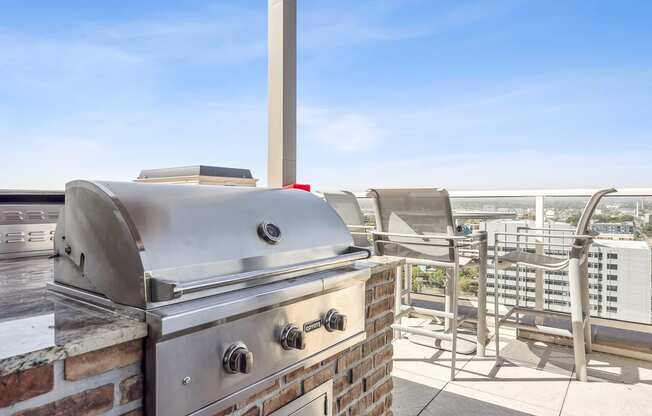 Grill and take in incredible views of Denver, CO