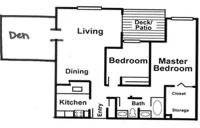2 beds, 1.5 baths, 1,200 sqft, $2,500, Unit 212