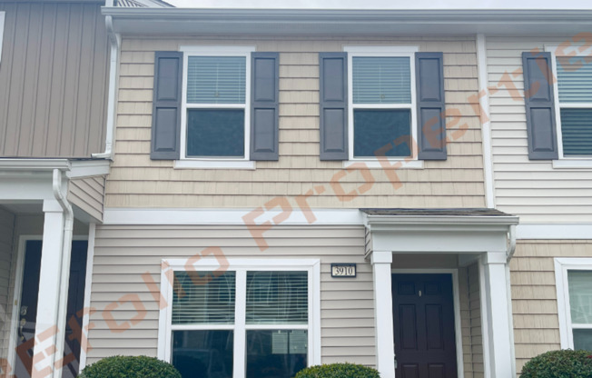 Cozy 3 Story Townhome with FRESH PAINT 3 Bedrooms with Community Pool  & 2 Assigned Parking Spaces in Highland Creek Subdivision, Raleigh, Available Now!