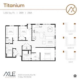 3 beds, 2 baths, 1,311 sqft, $2,426