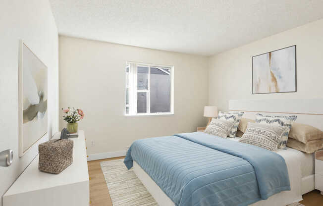Bedroom with Hard Surface Flooring