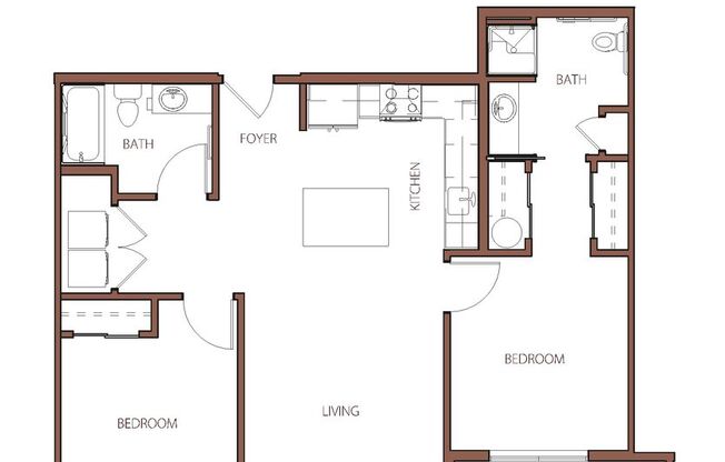 2 beds, 2 baths, $2,250, Unit Unit B217