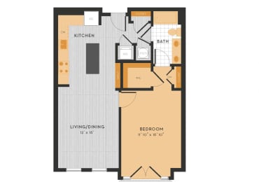 1 bed, 1 bath, 801 sqft, $2,656