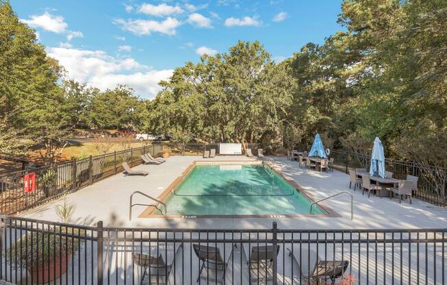 Sparkling Swimming Pool with Sun Deck