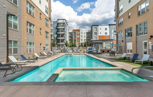 Elegant Pool at Arcadia Apartments