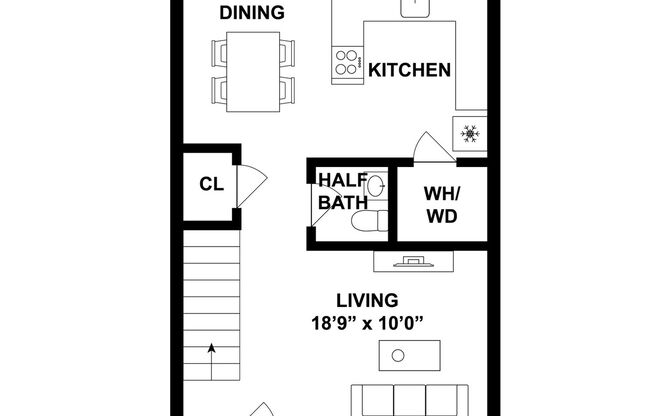 3 beds, 1.5 baths, 1,050 sqft, $1,400, Unit 17-C