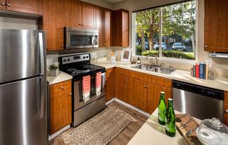 kitchen at Montiavo, California