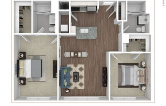 2 beds, 2 baths, 985 sqft, $3,050