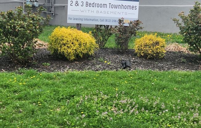 2 bedroom Townhouse with unfinished basement