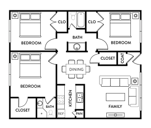 3 beds, 2 baths, 1,150 sqft, $985