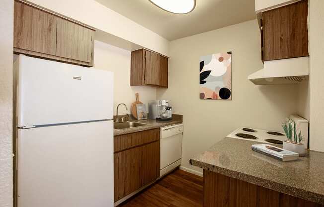 Studio Kitchen at River Oaks Apartments in Tucson