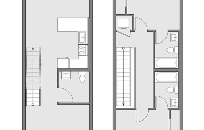 2 beds, 2.5 baths, 1,105 sqft, $3,125, Unit 511