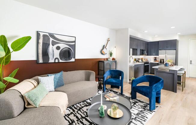 Find your perfect fit at Modera Pomona with our 1- and 2-bedroom apartment homes, now offering versatile den layouts! Whether you need a home office, extra storage, or a cozy reading nook, our flexible floor plans cater to your lifestyle.