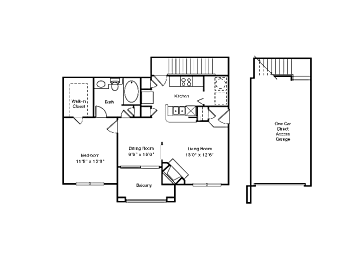 1 bed, 1 bath, 792 sqft, $1,599