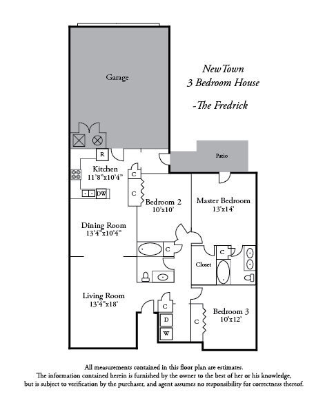 3 beds, 2 baths, $1,750