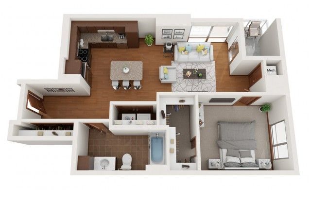 1 bed, 1 bath, 769 sqft, $2,050