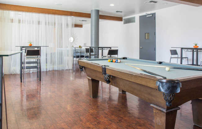 Clubhouse with Pool Table