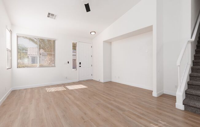 Dual primary suites in Silverado Ranch gated community with pool