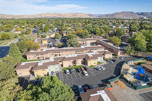 Aerial View at Parkside Gardens Apartments, Sparks, NV 89169