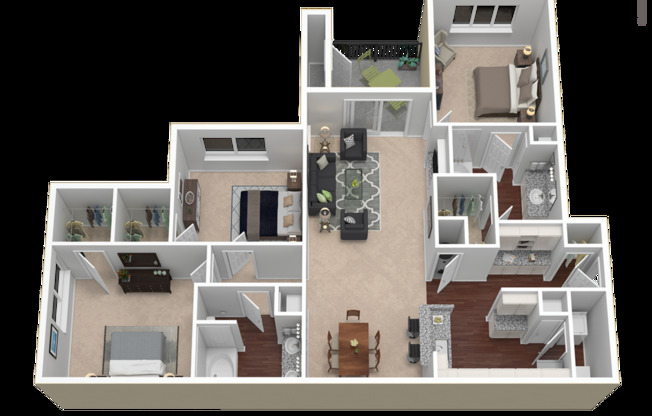 3 beds, 2 baths, 1,520 sqft, $2,987