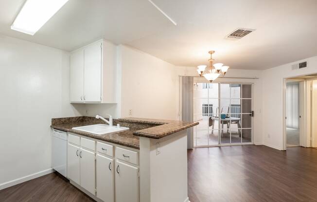 Kitchen with White Appliances and White Cabinets