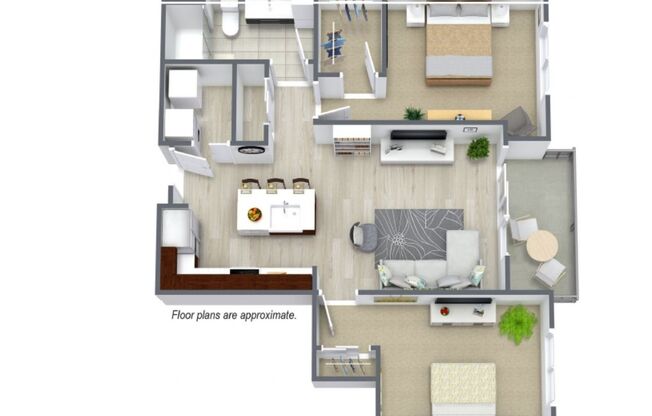 1 bed, 1 bath, 1,018 sqft, $2,195, Unit 311C