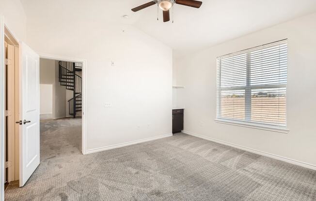 A Typical Bedroom at Fox Run Lofts