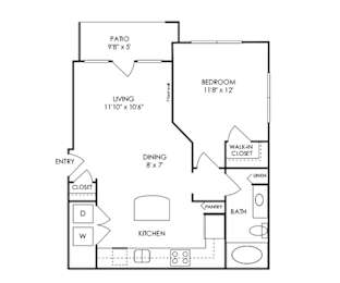 1 bed, 1 bath, 675 sqft, $1,715