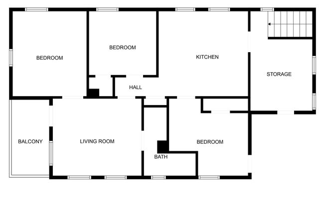 2 beds, 1 bath, 950 sqft, $1,095, Unit 2