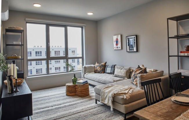 Living room at Sono Central Residential, Norwalk, CT