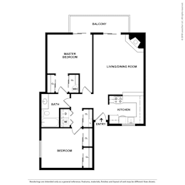 2 beds, 1 bath, 900 sqft, $1,950