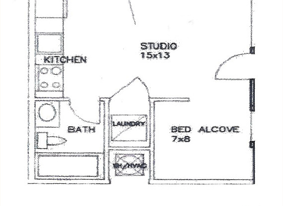 Studio, 1 bath, 328 sqft, $1,299, Unit 305