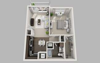 1 bed, 1 bath, $1,491