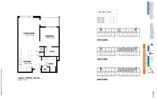 1 bed, 1 bath, 641 sqft, $1,325, Unit 322