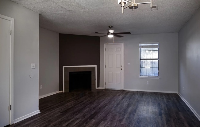 Living Area with Upgraded Flooring | Plantation Flats | North Charleston, SC