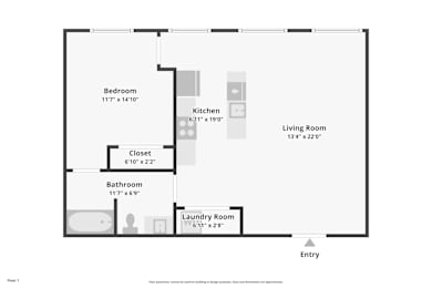 1 bed, 1 bath, 710 sqft, $1,650